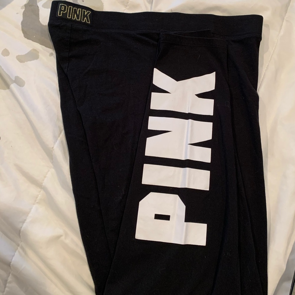 PINK Black leggings